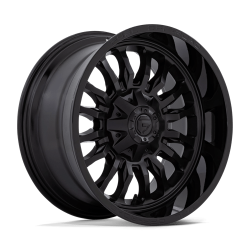 Fuel D796 Arc Matte Black With Gloss Black Lip 1-Piece Wheels