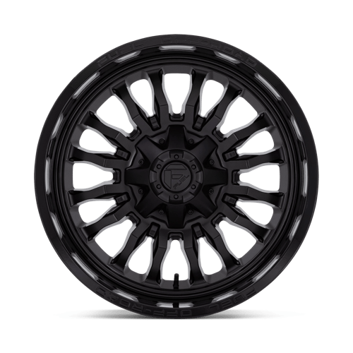 Fuel D796 Arc Matte Black With Gloss Black Lip 1-Piece Wheels