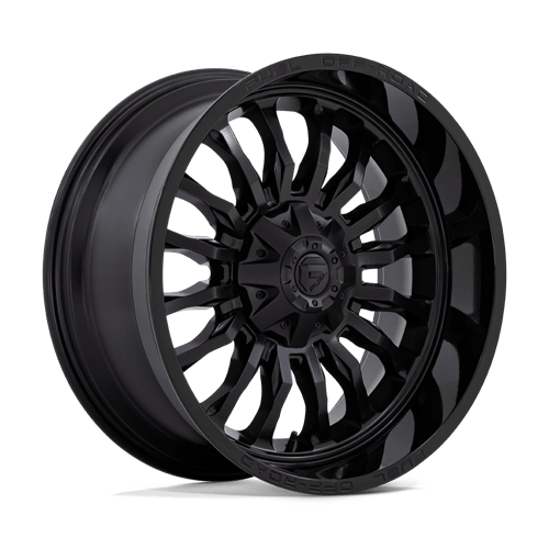 Fuel D796 Arc Matte Black With Gloss Black Lip 1-Piece Wheels