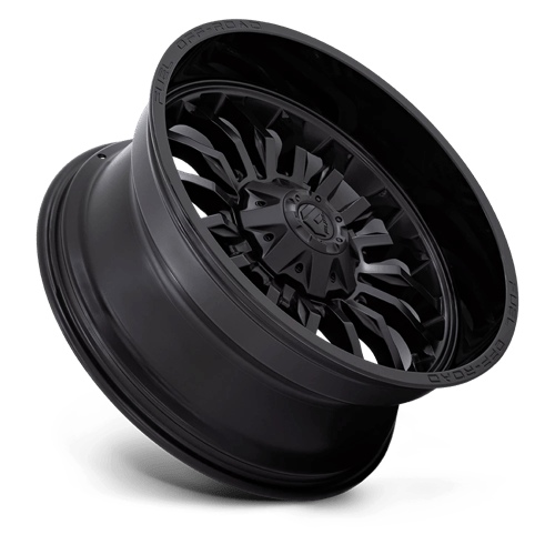 Fuel D796 Arc Matte Black With Gloss Black Lip 1-Piece Wheels