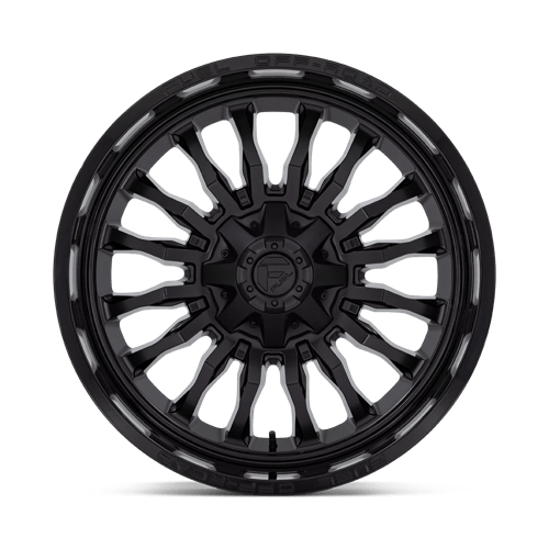 Fuel D796 Arc Matte Black With Gloss Black Lip 1-Piece Wheels