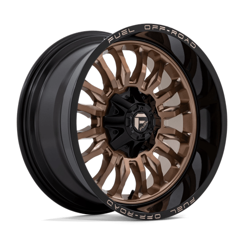 Fuel D797 Arc Platinum Bronze With Black Lip 1-Piece Wheels