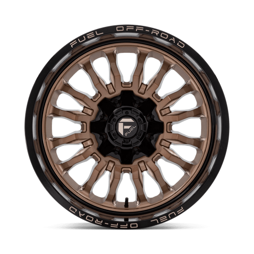 Fuel D797 Arc Platinum Bronze With Black Lip 1-Piece Wheels