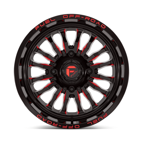 Fuel Arc D822 Red Milled UTV Rims