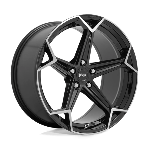 Niche N259 Arrow Gloss Black Brushed 1-Piece Wheels