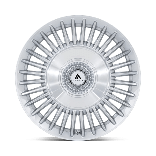 Asanti ABL-40 Tiara Gloss Silver With Bright Machined Face Wheels