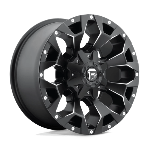 Fuel D546 Assault Matte Black Milled 1-Piece Wheels