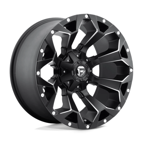 Fuel D546 Assault Matte Black Milled 1-Piece Wheels