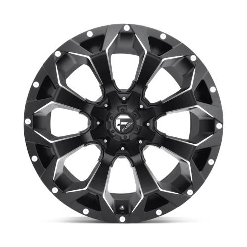 Fuel D546 Assault Matte Black Milled 1-Piece Wheels