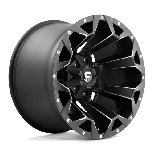 Fuel D546 Assault Matte Black Milled 1-Piece Wheels