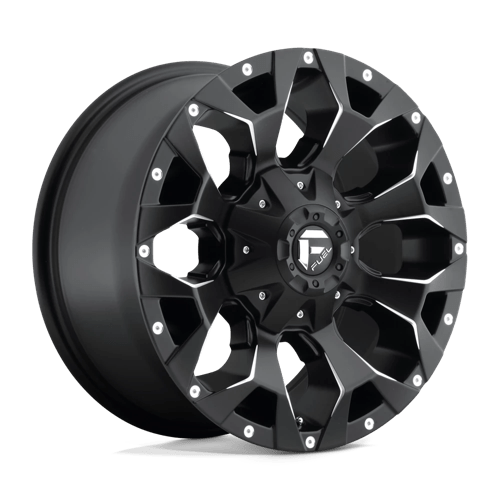 Fuel D546 Assault Matte Black Milled 1-Piece Wheels