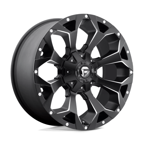 Fuel D546 Assault Matte Black Milled 1-Piece Wheels