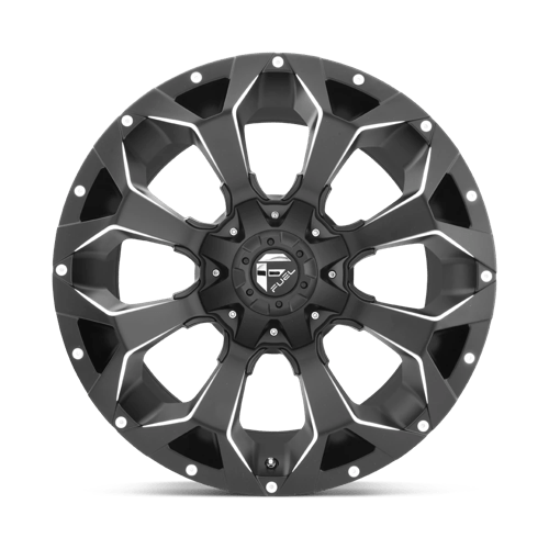 Fuel D546 Assault Matte Black Milled 1-Piece Wheels