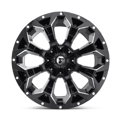 Fuel D576 Assault Gloss Black Milled 1-Piece Wheels