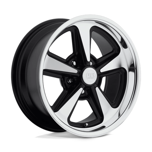 US Mags U109 Bandit Matte Black Machined 1-Piece Wheels