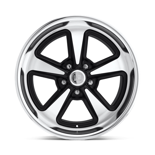 US Mags U109 Bandit Matte Black Machined 1-Piece Wheels