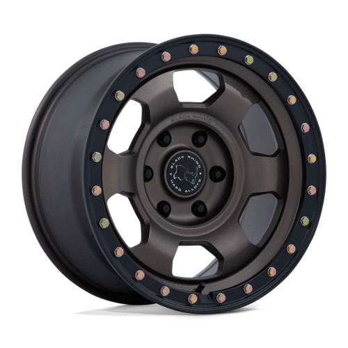 Black Rhino BR029 Trooper Burnt Bronze with Matte Black Lip Wheels, Cast Aluminum