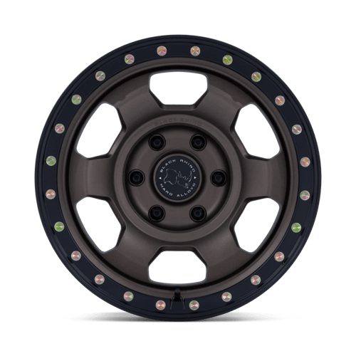 Black Rhino BR029 Trooper Burnt Bronze with Matte Black Lip Wheels, Cast Aluminum