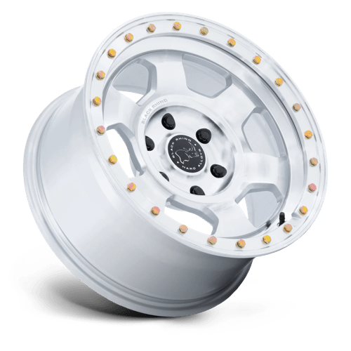 Black Rhino BR029 Trooper Gloss Silver with Machined Face Wheels, Cast Aluminum