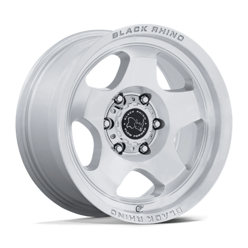 Black Rhino BR031 Sol Gloss Silver with Machined Face Wheels, Flow Formed, Aluminum