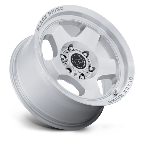Black Rhino BR031 Sol Gloss Silver with Machined Face Wheels, Flow Formed, Aluminum