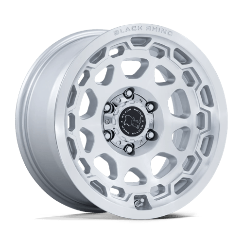Black Rhino BR026 Congo Gloss Silver with Machined Face Wheels, Cast Aluminum