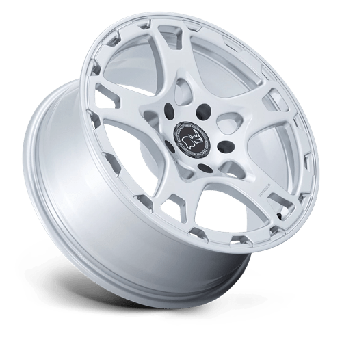 Black Rhino Klaue BR402 Silver Monoblock Forged Rims