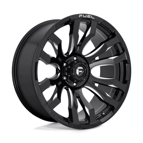 Fuel D673 Blitz Gloss Black Milled 1-Piece Wheels