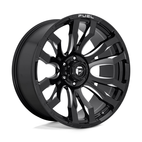 Fuel D673 Blitz Gloss Black Milled 1-Piece Wheels