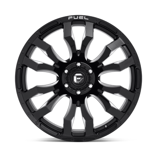 Fuel D673 Blitz Gloss Black Milled 1-Piece Wheels