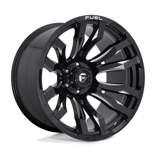 Fuel D673 Blitz Gloss Black Milled 1-Piece Wheels