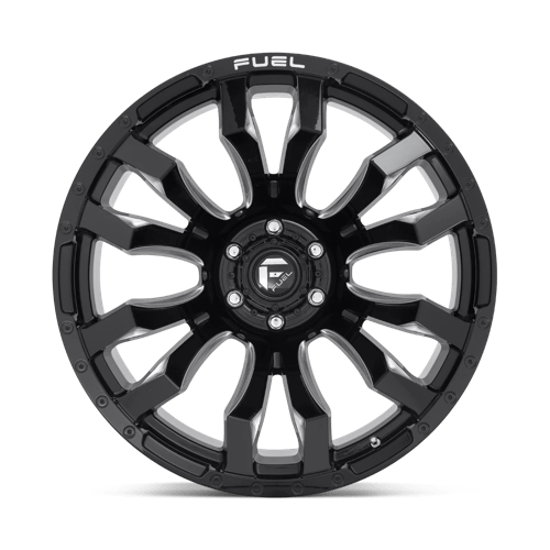 Fuel D673 Blitz Gloss Black Milled 1-Piece Wheels