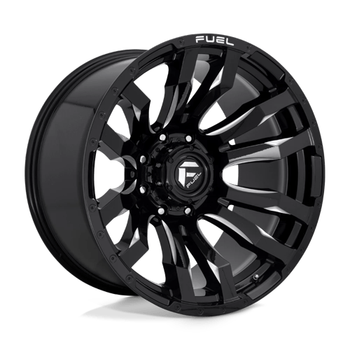 Fuel D673 Blitz Gloss Black Milled 1-Piece Wheels