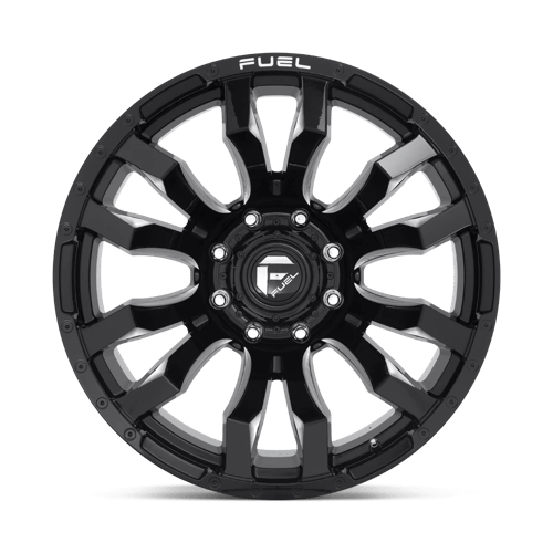 Fuel D673 Blitz Gloss Black Milled 1-Piece Wheels