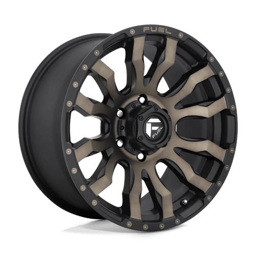 Fuel D674 Blitz Matte Black Double Dark Tint 1-Piece Wheels