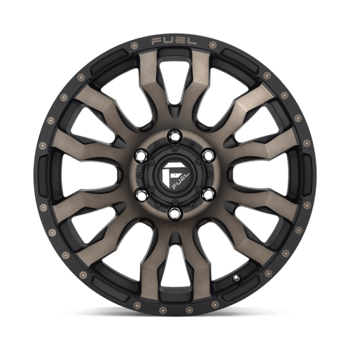 Fuel D674 Blitz Matte Black Double Dark Tint 1-Piece Wheels