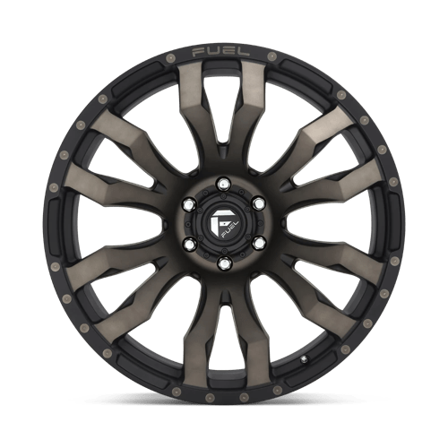 Fuel D674 Blitz Matte Black Double Dark Tint 1-Piece Wheels