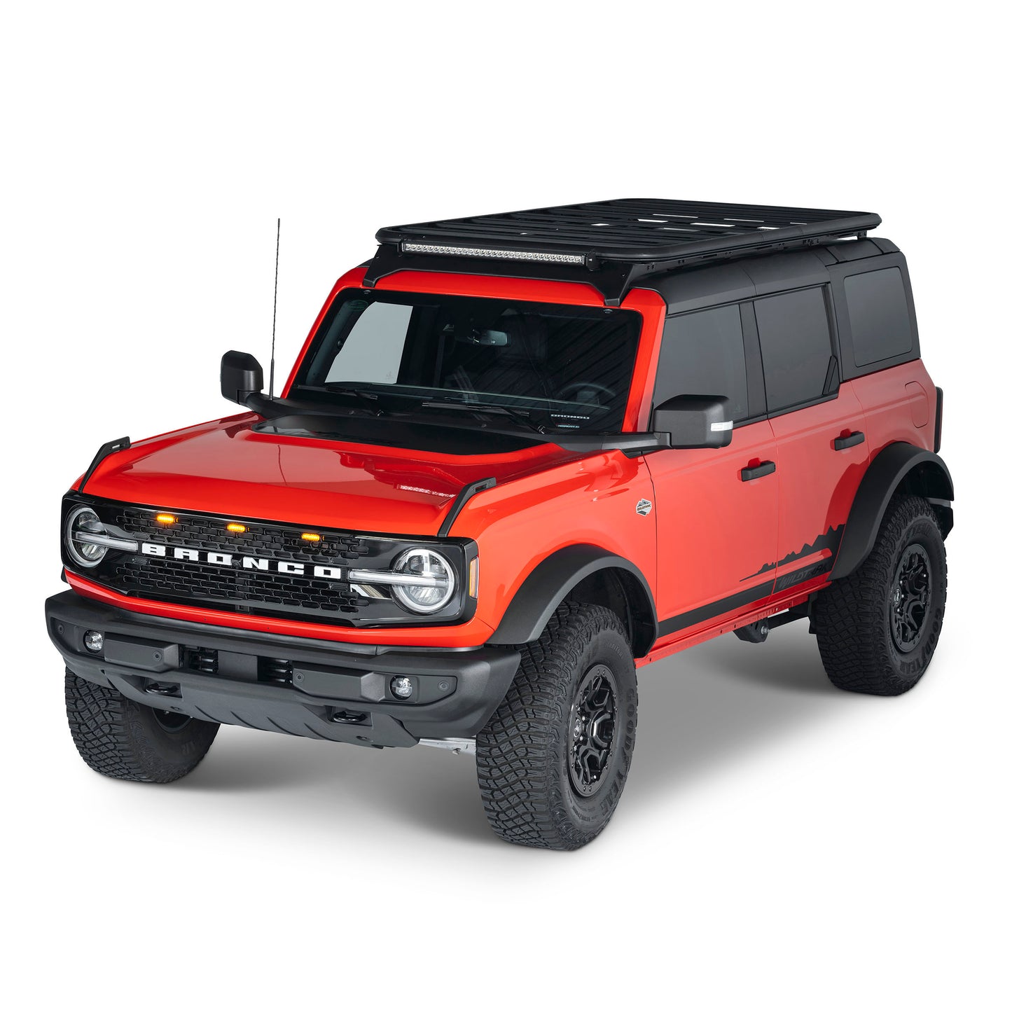 Smittybilt 2021-2023 Ford Bronco Defender Platform Rack Kit, BRONCO4DRRCK1