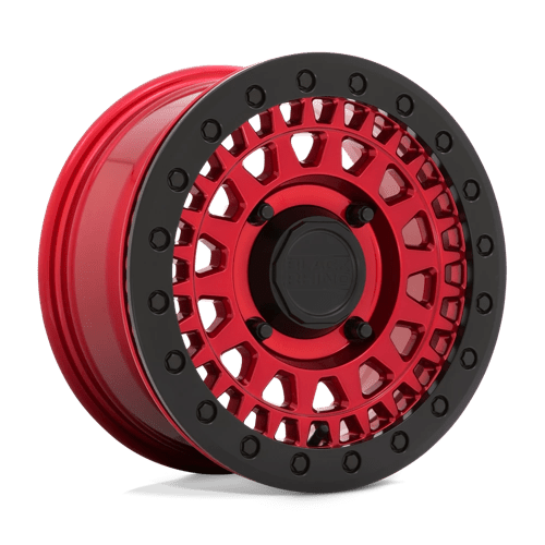 Black Rhino Parker Beadlock Candy Red UTV Rims