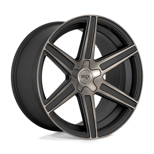 Niche M236 Carina Matte Machined Double Dark Tint 1-Piece Wheels