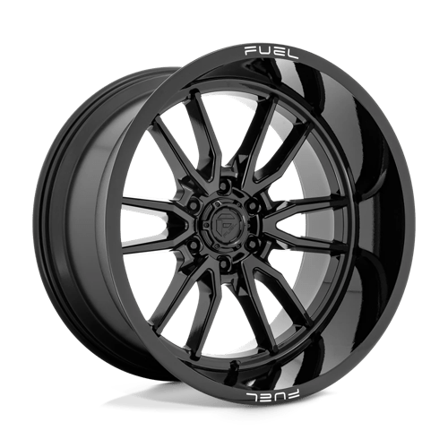 Fuel D760 Clash Gloss Black 1-Piece Wheels