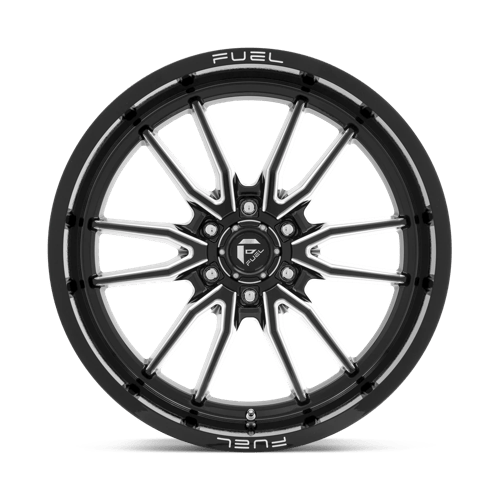 Fuel D761 Clash Gloss Black Milled 1-Piece Wheels