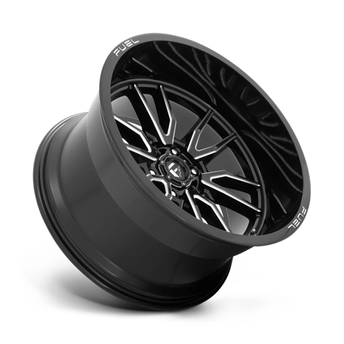 Fuel D761 Clash Gloss Black Milled 1-Piece Wheels