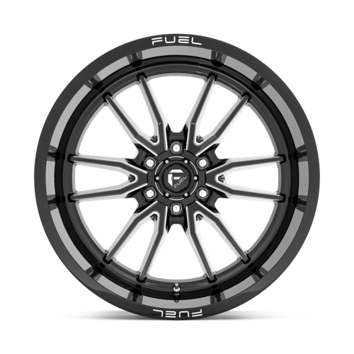 Fuel D761 Clash Gloss Black Milled 1-Piece Wheels