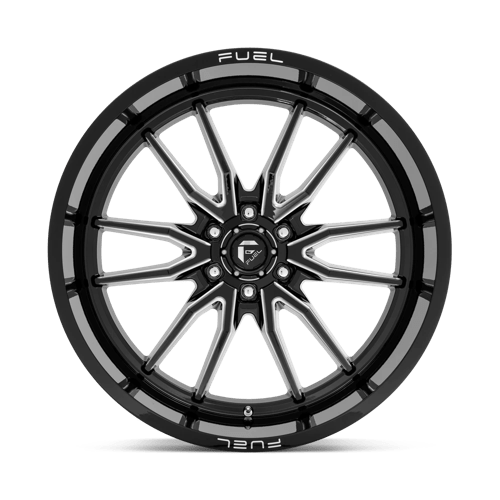 Fuel D761 Clash Gloss Black Milled 1-Piece Wheels