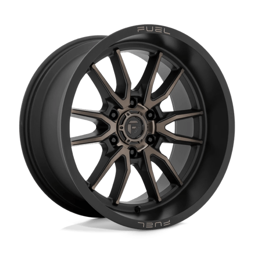 Fuel D762 Clash Matte Black Double Dark Tint 1-Piece Wheels