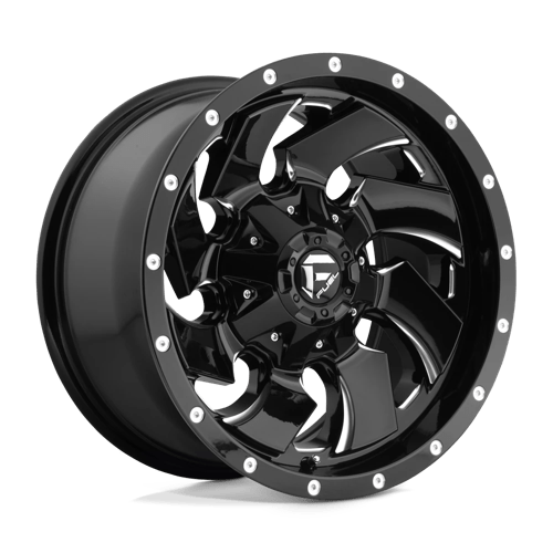 Fuel D574 Cleaver Gloss Black Milled 1-Piece Wheels