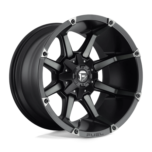 Fuel D556 Coupler Matte Black Double Dark Tint 1-Piece Wheels