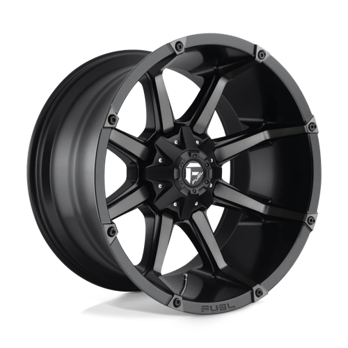 Fuel D556 Coupler Matte Black Double Dark Tint 1-Piece Wheels