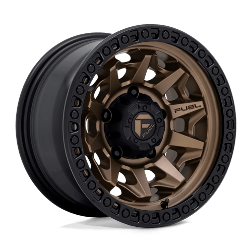 Fuel D696 Covert Matte Bronze Black Bead Ring 1-Piece Wheels